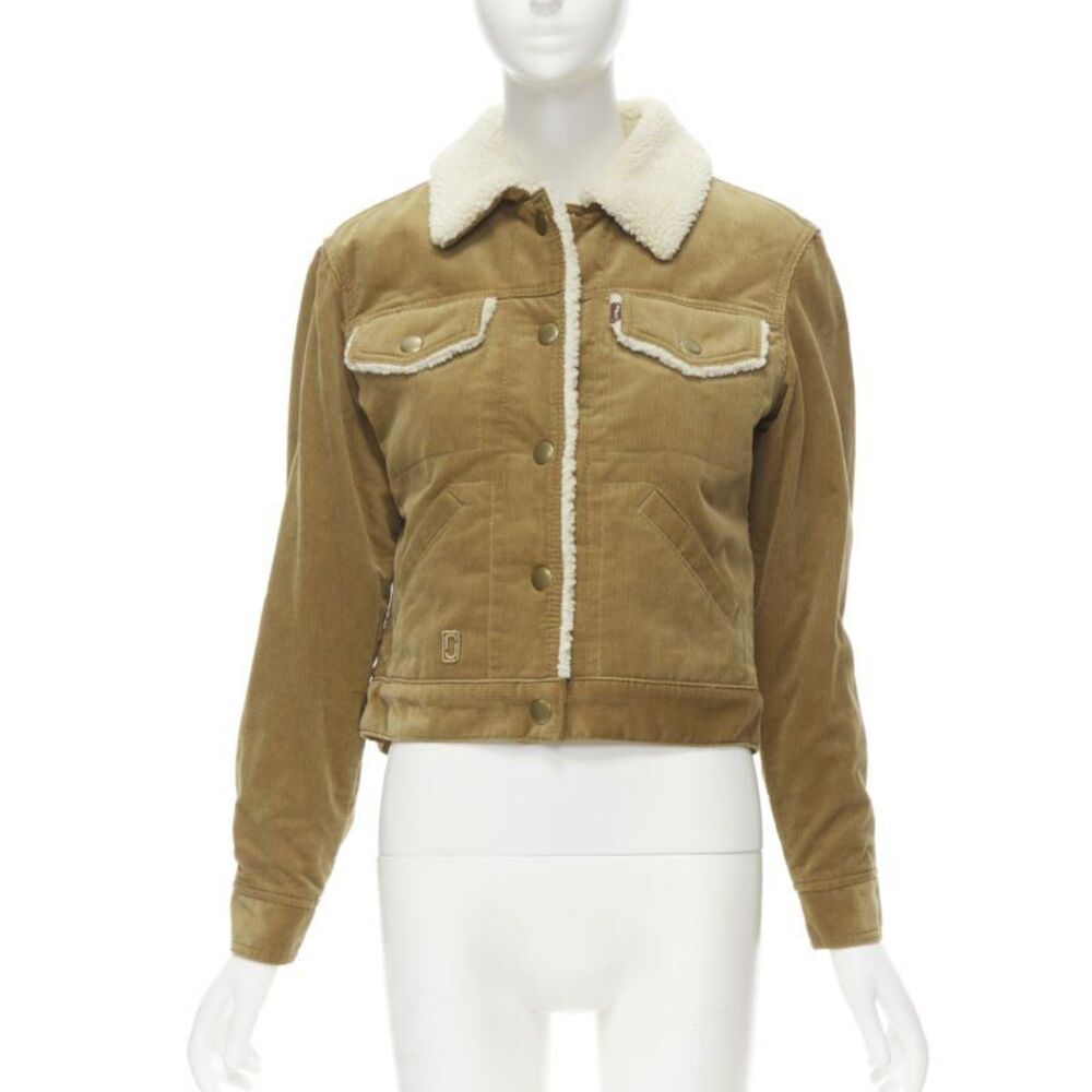 Marc Jacobs Corduroy Faux Shearling Jacket